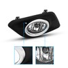 AmeriLite for Nissan 2014-2016 Rogue/X-Trail Black Bezel Replacement Fog Light