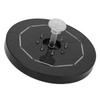 Solar Fountain LED Colorful Lighting Solar Powered Floating Bird Bath