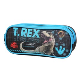Bagtrotter Jurassic World T-Rex School Bag with 2 Compartments Black
