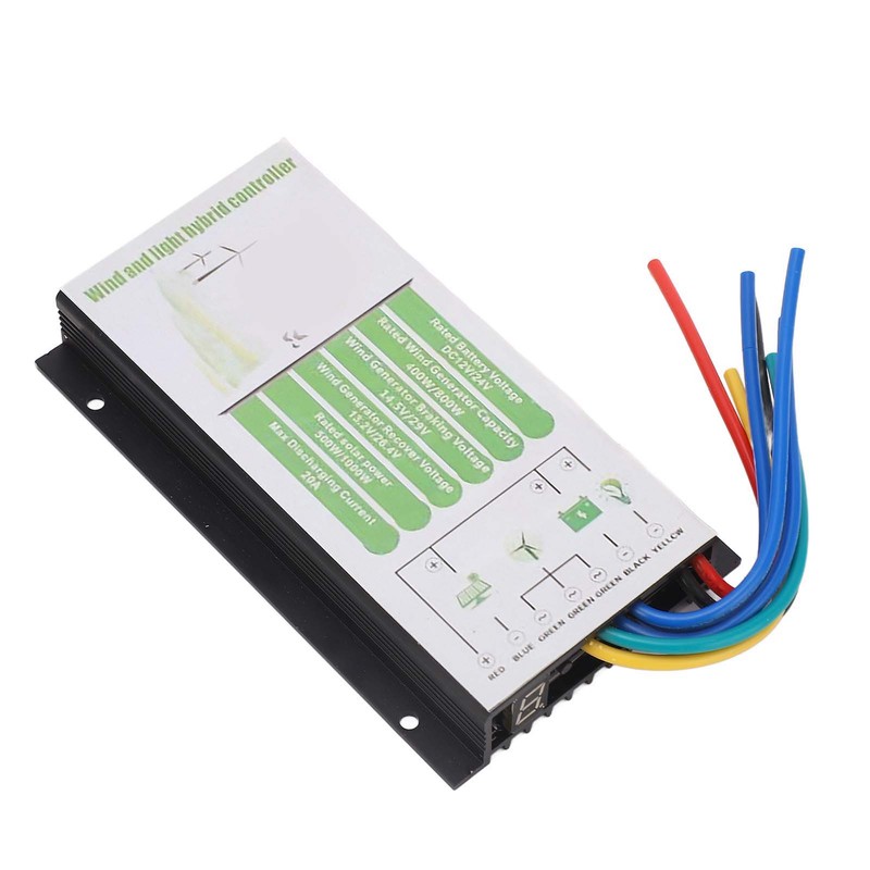 Wind Solar Hybrid Charge Controller 12V 24V Battery Auto PWM