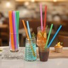 YAOSHENG 200 Pack Smoothie Straws, 10.24 Inches Straws Disposable, Drinking