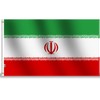 Iran Flag 3x5 Ft Outdoor Large, Moderate-Outdoor Both Sides Heavy