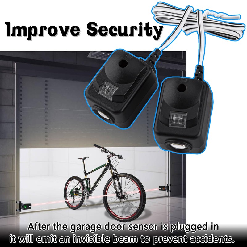 820CB Garage Door Sensor, Safety Sensor Kit Compatible with Chamberlain