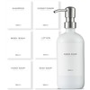 Etiquetas impermeables MaisoNovo para botellas, diseño moderno - Paquete mixto