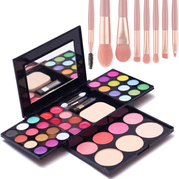 39 Color Eyeshadow Palette Makeup Palette Makeup Brush Set Lip Gloss Blusher Concealer Kit Cosmetic Makeup Set
