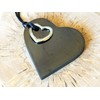 SHUNGITE PENDANT ''Heart'' Necklace