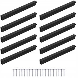Meblando Furniture Handles, 10-Piece Set, Universal Cabinet Handles, Width 128 mm, Length 160 mm, Handles for Kitchen Cabinets, Handles Furniture, High-Quality Kitchen Door Handles, Drawer Handles