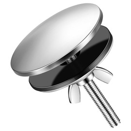 LEIFIDE 2 Inch Kitchen Sink Hole Cover Faucet Sink Hole Cap Stainless Steel Stopper Plug Plate Metal Blank for Bathroom Soap Dispenser Wash Basin(Brushed Stainless Steel)