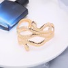 Danshinbow Wrapped Snake Bangle Adjustable Opening Bracelet Jewellery for Women