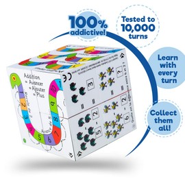 Bigjigs ZCC3030FR Add & Subtract (French) Educational Games, Multicoloured