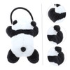 Vaguelly Plush Panda Hair Tie for Women Elastic Hair Band