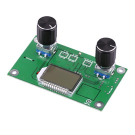 Digital FM Receiver Module, Radio Receiver Module DC 3V to 5V Stereo Adjustable Frequency Modulation Wireless for Receive DSP PLL 87MHz-108MHz Support Serial Port Control DIY Radio Kit LCD Display