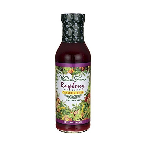 Walden Farms Calorie Free Dressing Raspberry Vinaigrette -- 12 fl oz - 2 Bottles