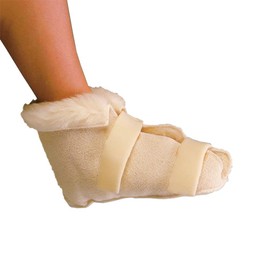 Patterson Medical offener Fleecehausschuhe mit Fersenschoner