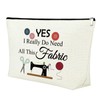 Seamstress Gifts for Women Makeup Bag Sewing Gift Quilter Gift