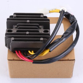 Motorcycle Voltage Regulator Rectifier, Asudaro 12 V Voltage Regulator Rectifier Replacement 90111034000, Compatible with Duke 125 Duke 200 Duke 390 Practical Motorcycle Accessories, Black
