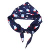 BUGUUYO 1pc USA Flag Pattern Pet Bandana Reversible Triangle Dog
