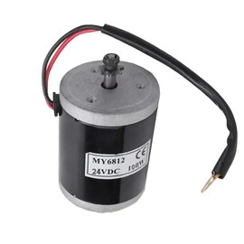 24V 100W Electric Scooter Motor with 9 Tooth 25H Chain Sprocket Brushed Electric Motor Small High Speed Brush DC Motor for Mini Motorcycle Electric Dirt Bike Motor Replacement