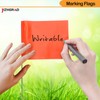 20Pack Orange Marking Flags, JIZHGRAD 13x4x5 Inch Marker Flags Use