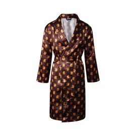 Hawthorn Hawks AFL Footy Mens Adults Satin Robe Dressing Gown Sleepwear Size S-M