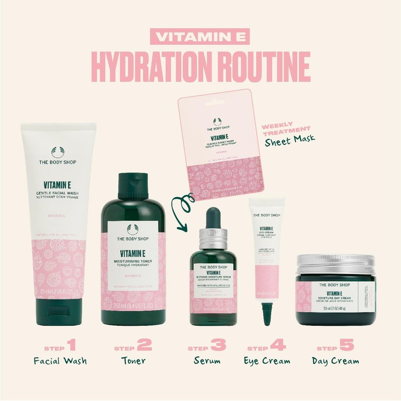 The Body Shop Vitamina E - Lavado facial suave, 4.2