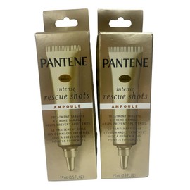 Pantene Intense Rescue Shots Ampoule Hair Treatment Lot of 2 x (15ml /0.5fl.oz)
