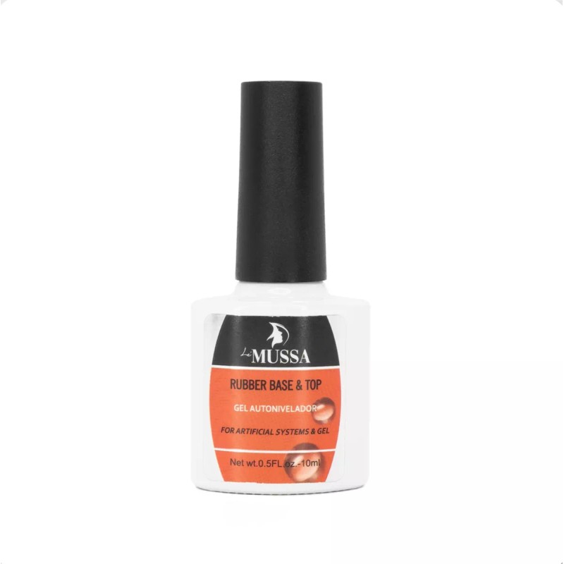 Mussa Rubber Gel Uv Base Y Top 2en1 Autonivelador 10ml