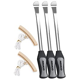 Neiko - Juego de herramientas de reparación de neumáticos de motocicletas 20600A, 5 piezas | cucharas de palanca de acero endurecido de 11-1/2 pulgadas