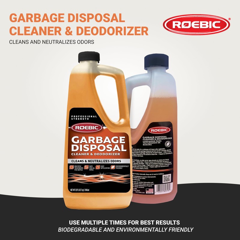 Roebic K-27 Garbage Disposal Cleaner, Liquid Sink and Sewer Drain