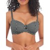 Freya Check in Sweetheart Bikini Top Monochrome Black 34G