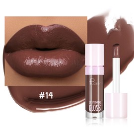 ZUK Plumping Lip Gloss, Hydrating Lip Gloss for Women, Tinted Lip Gloss, Moisturizing, Fuller Looking Lips, Vegan & Cruelty-free