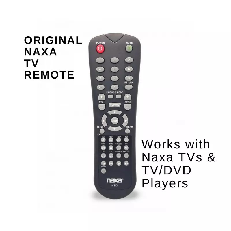 NAXA Original Replacement Remote Control for Naxa NT and NTD