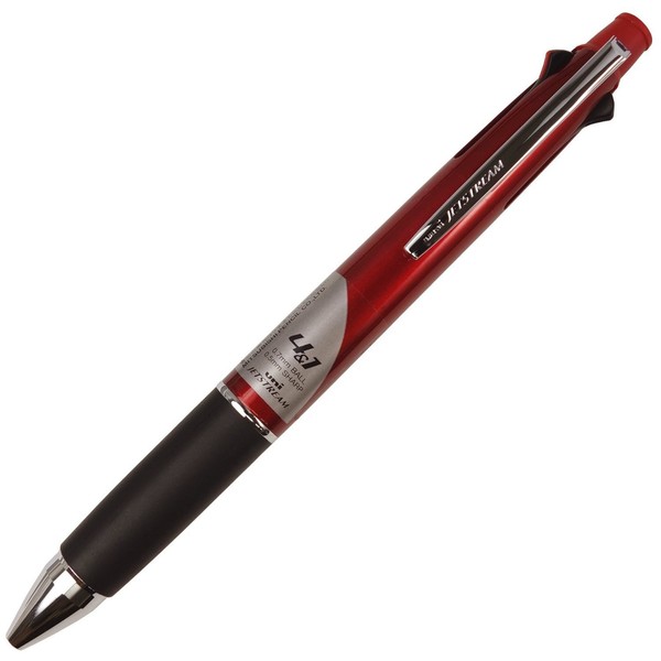 Uni Jetstream 0.7 mm Ballpoint Multi Pen and 0.5 mm Pencil, Bordeaux Body (MSXE510007.65)