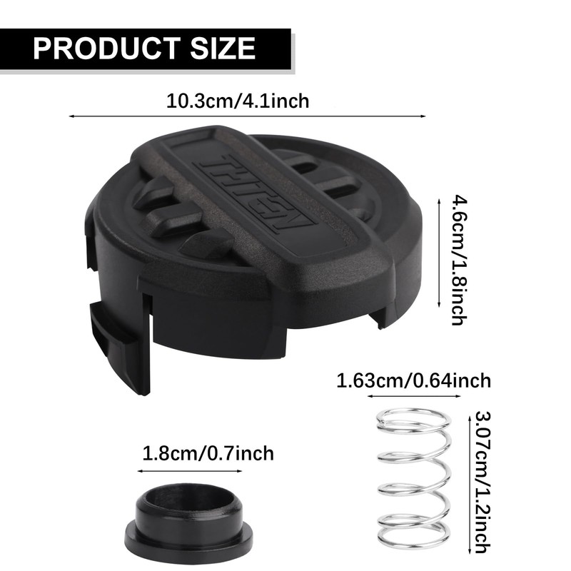 THTEN DWO1DT995 Replacement Head Replacement Spring Base and Cover Cap
