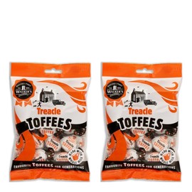 Walkers' Nonsuch Treacle Toffee | with Condensed Milk & Black Treacle | Imported from the UK | Traditional British Candy for Any Occasion | English Sweets Bars | 5.29 Oz (Pack of 2)