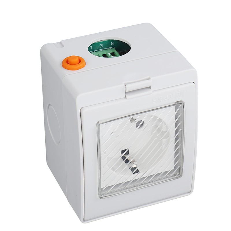 WiFi Smart Socket PC ABS IP55 Waterproof APP Remote Control