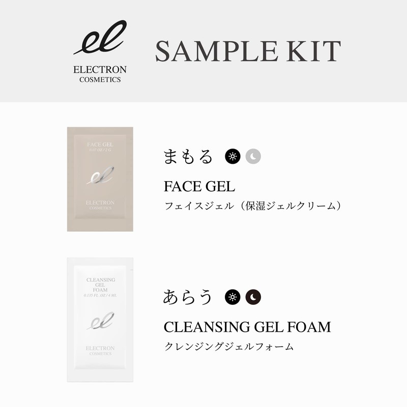 ELECTRON Face Gel 2.8 oz (80 g) / Sample Kit