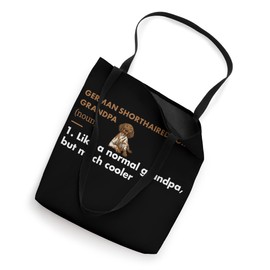 Dog German Shorthaired Pointer Grandpa Definition Tote Bag
