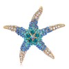 Seastar K64 Starfish Brooch Pin, Metal