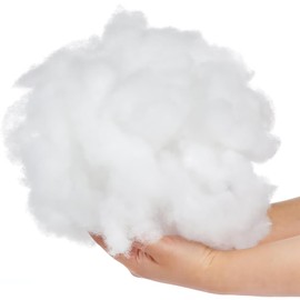 16oz/1lb Polyester Fiber Fill - Perfect for Amigurumi, Pillow Stuffing, Cotton Stuffing for Stuffed Animals, Pillow Filler, Couch Cushion Filling, Poly Filling Stuffing - Vacuum Packed