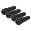 TOMALL TPMS Black Bolt-in Tire Valve Stem Caps Explosion Proof