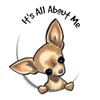 CafePress Tan Chihuahua IAAM Oval Car Bumper Sticker