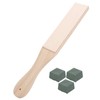 Leather Strop, Leather Paddle Strop, Polishing Tool for Beginners and