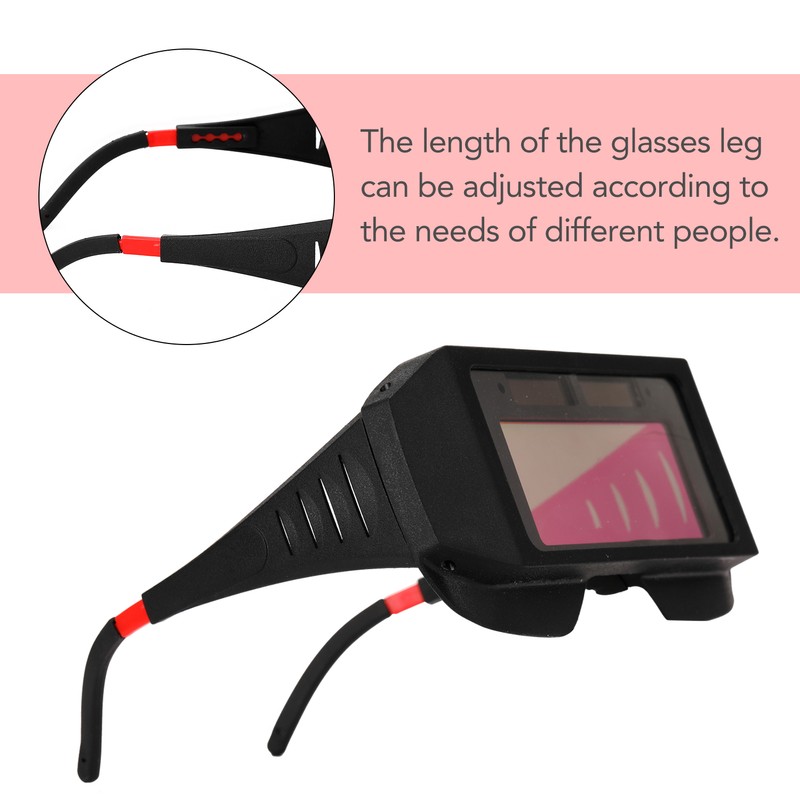 Professional Solar Energy Auto Darkening Welding Safety Goggles Anti-glare Ultraviolet