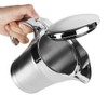 ShineMe Stainless Steel Gravy Boat Sauce Jug with Lid, Double