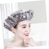 WOONEKY Elastic Edge Aluminum Foil Hair Cap Heat Insulation Diffusing