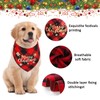 Pack of 2 Christmas Pet Scarf, Christmas Dog Neckerchief, Dog
