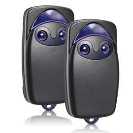 2PCS Garage Door Opener Hand Transmitter for Flo2r-s 433,92 MHz, Compatible with N1ce FLOXIR; FLOXR; FLOX2R