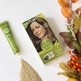 Naturtint Permanent Hair Colour, 6GA Deep Almond Brown, Plant Enriched, Ammonia Free, Long Lasting Grey Coverage and Radiant Colour, Nourishment and Protection