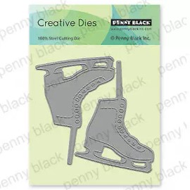 Penny Black Creative Dies - Let's Skate